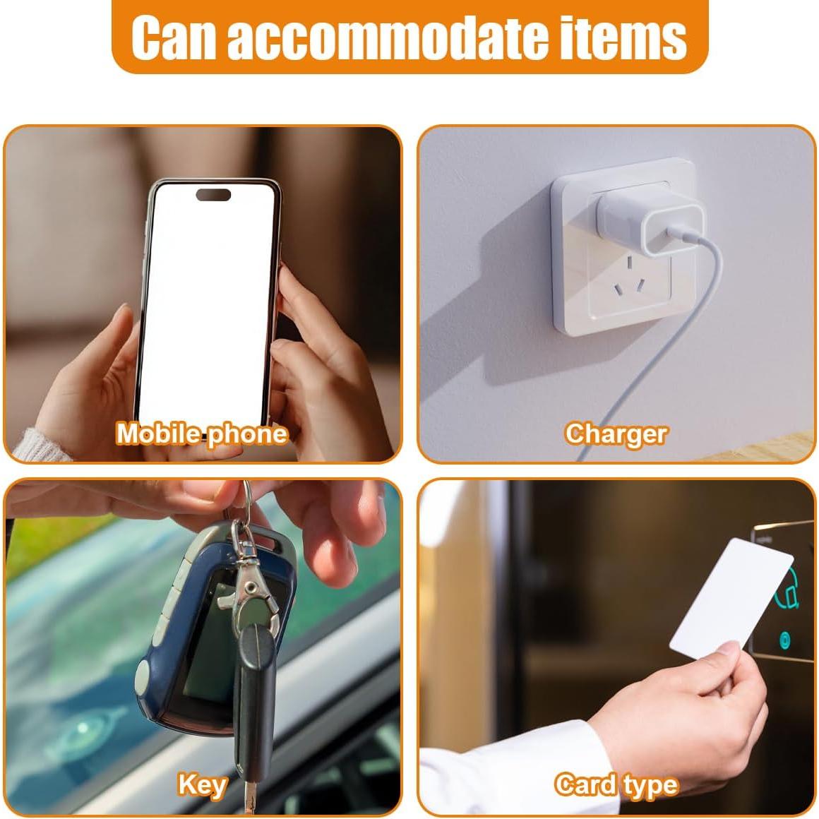 Organizador de Espacio entre Asientos GAOLAOSY Cuero Negro 35.8x8.9cm