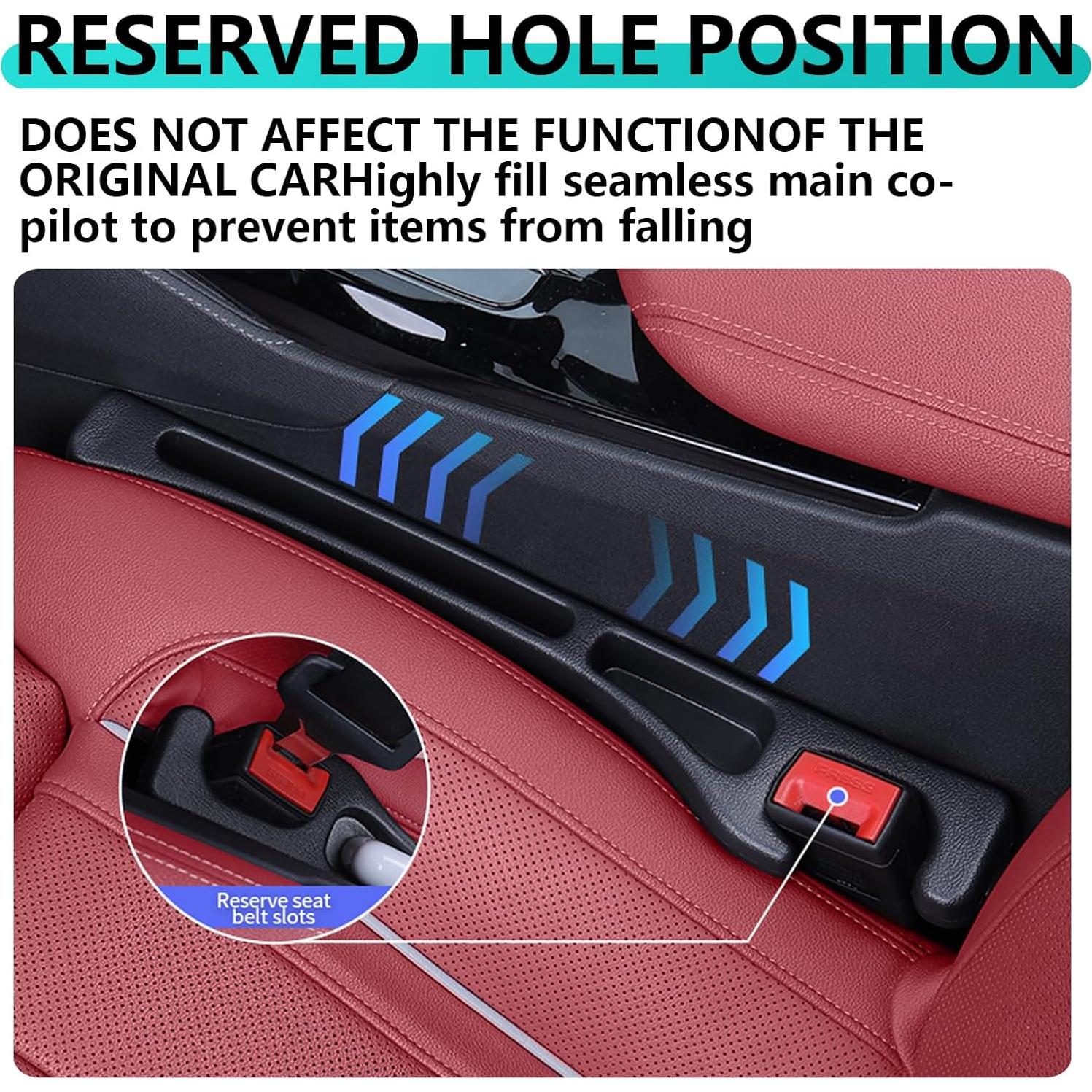 Organizador Relleno Espacio entre Asientos ROCKHUGO - Negro