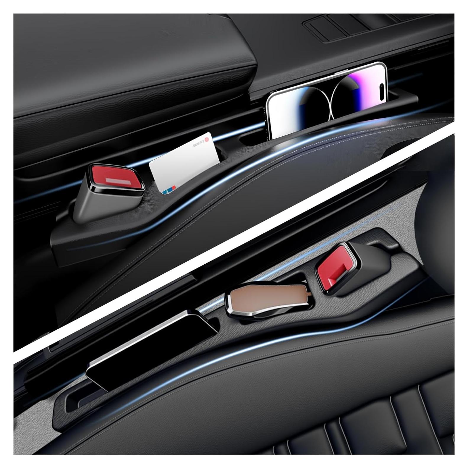 Organizador Relleno Espacio Asientos Coche Carleef Negro 2PCS