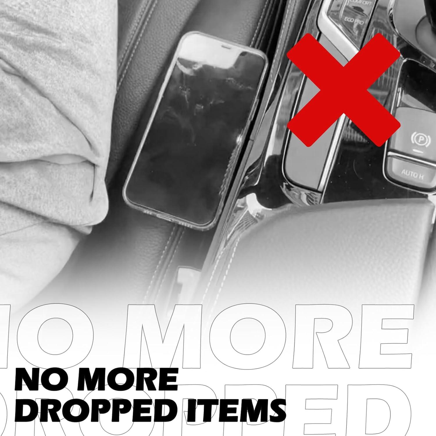 Organizador Relleno Espacio Asientos Coche Carleef Negro 2PCS