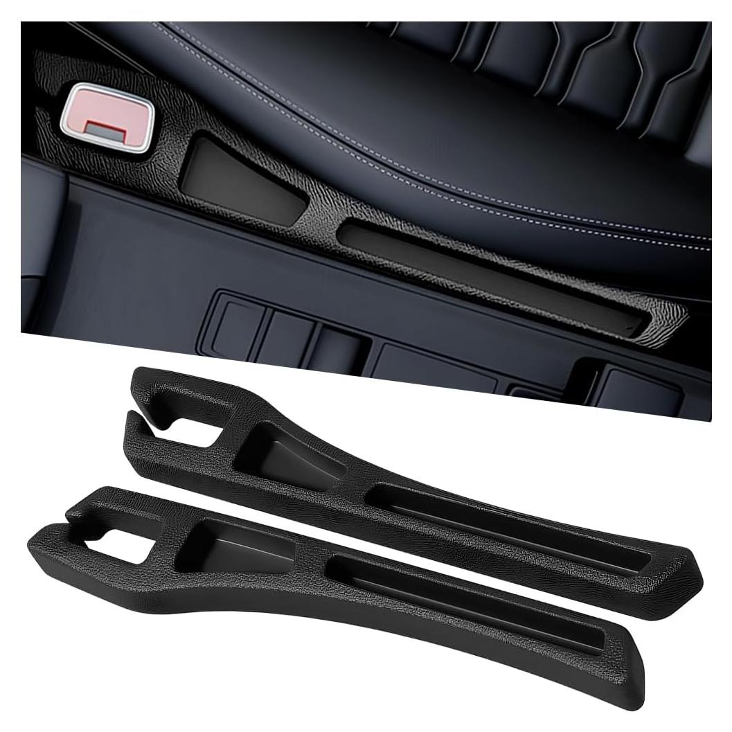 Relleno Espacio Asientos Coche TNAIYH 2PCS Negro 40.12cm