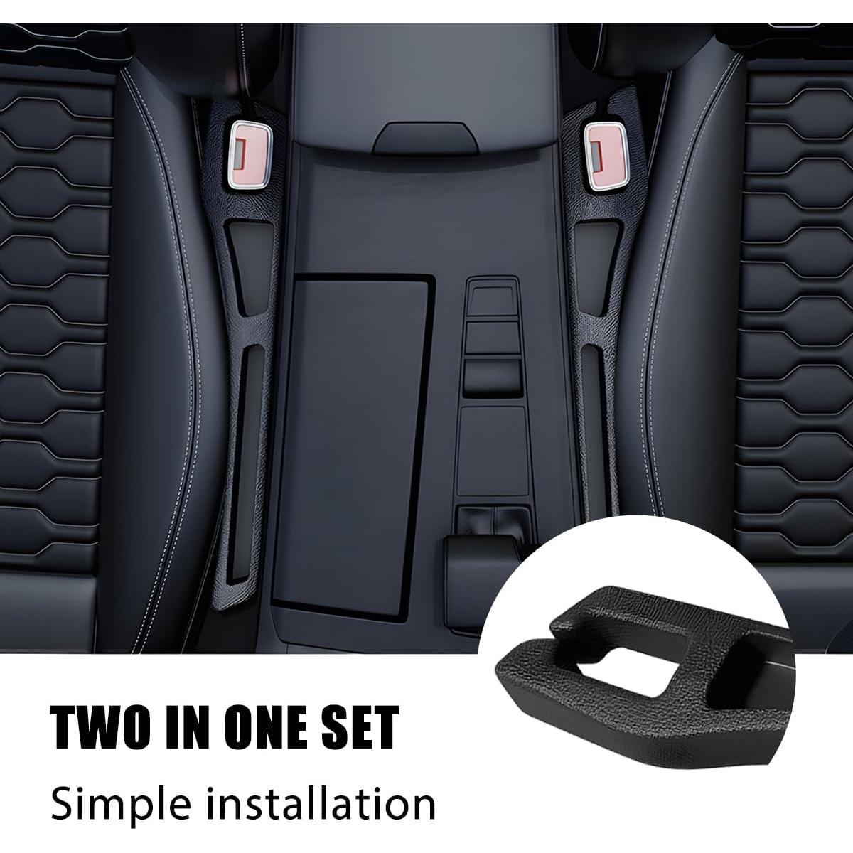 Relleno Espacio Asientos Coche TNAIYH 2PCS Negro 40.12cm