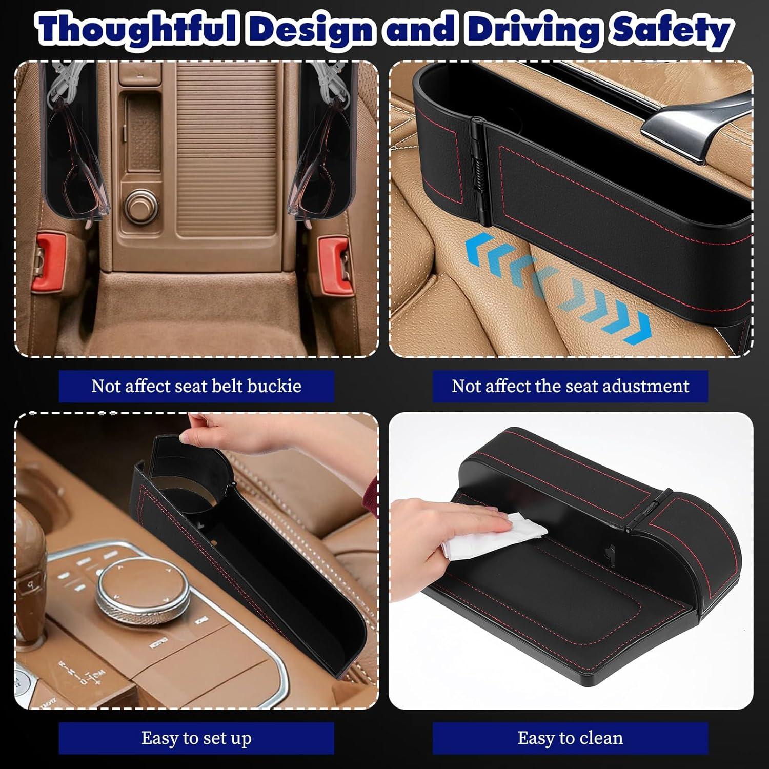 Organizador de Asiento de Auto PercyEffie con Soporte de Vaso