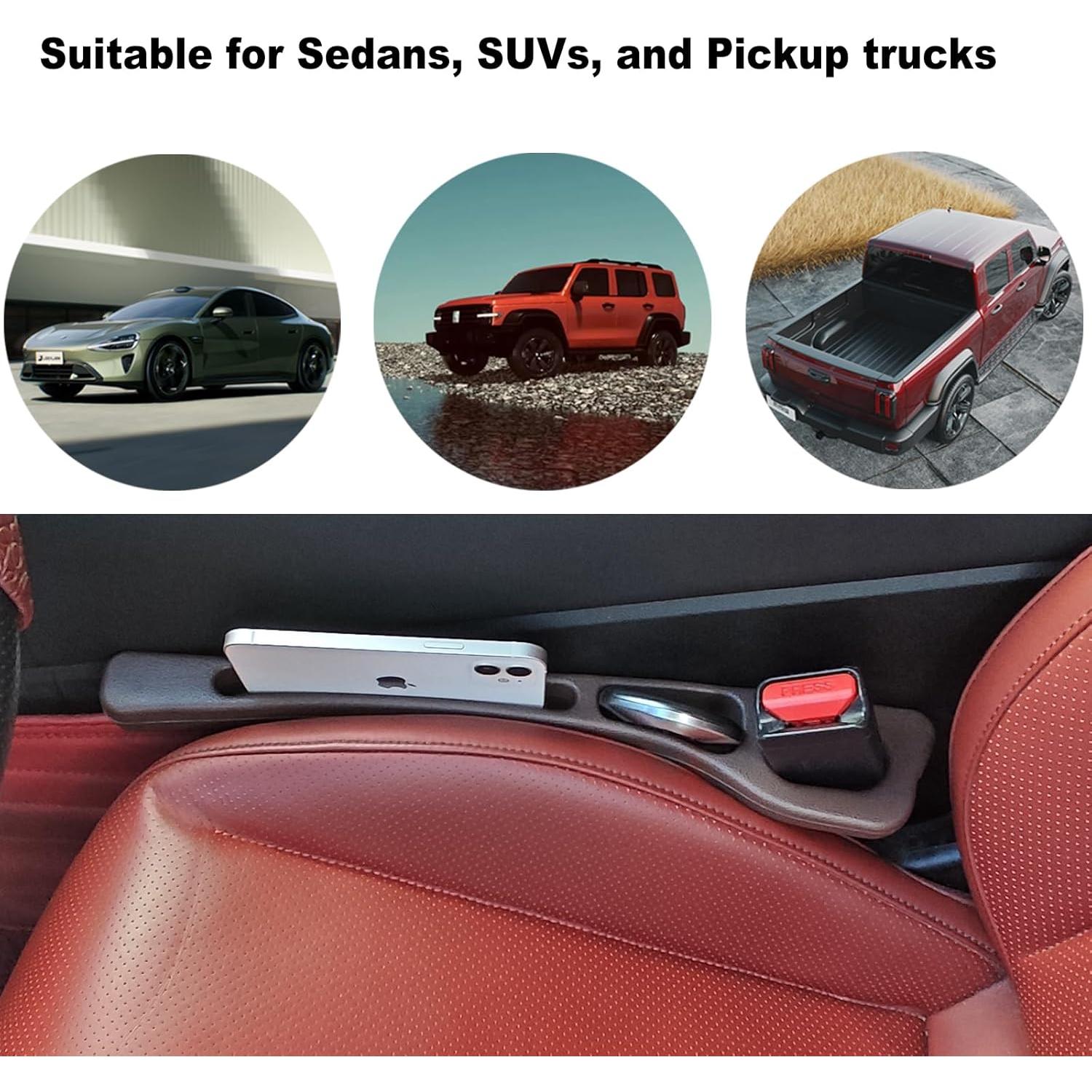 Relleno Organizador de Espacio entre Asientos TUOBITUO - 2 Piezas