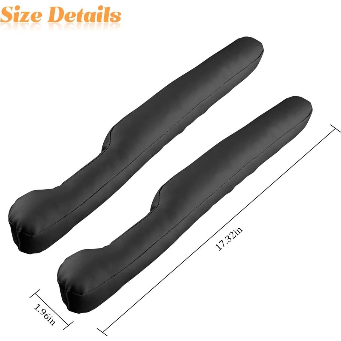 Relleno de Espacio entre Asientos FALVFUN - 2 Piezas Negro