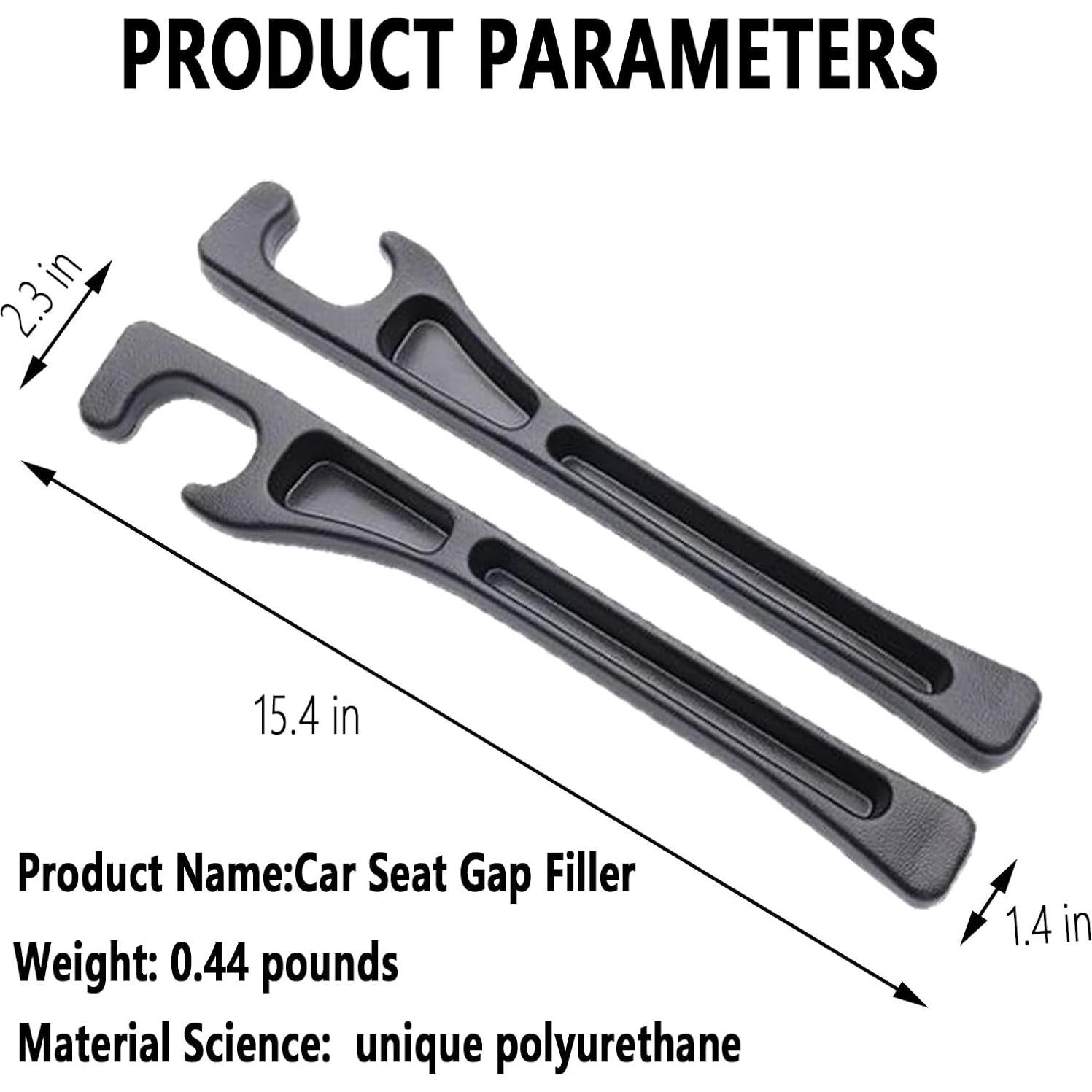 Relleno Espacio Asientos Coche Uootill 2025 - 2 Piezas Negro