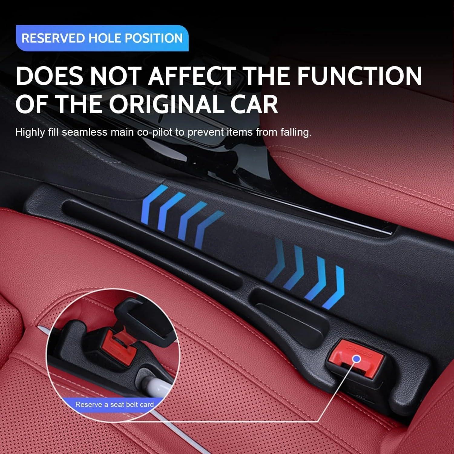 Relleno Espacio Asientos Coche Mobiproduct 2 Piezas Negro