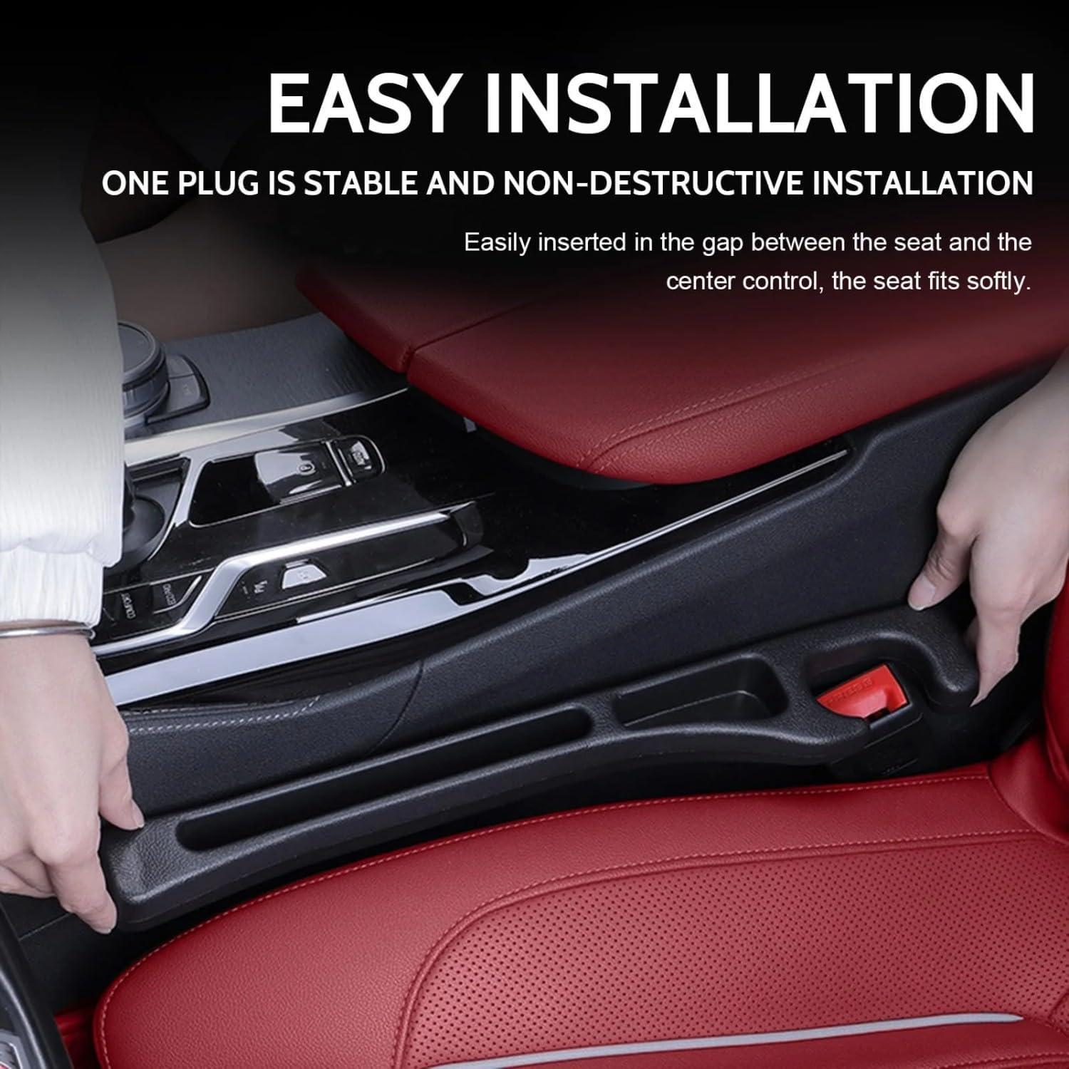 Relleno Espacio Asientos Coche Mobiproduct 2 Piezas Negro