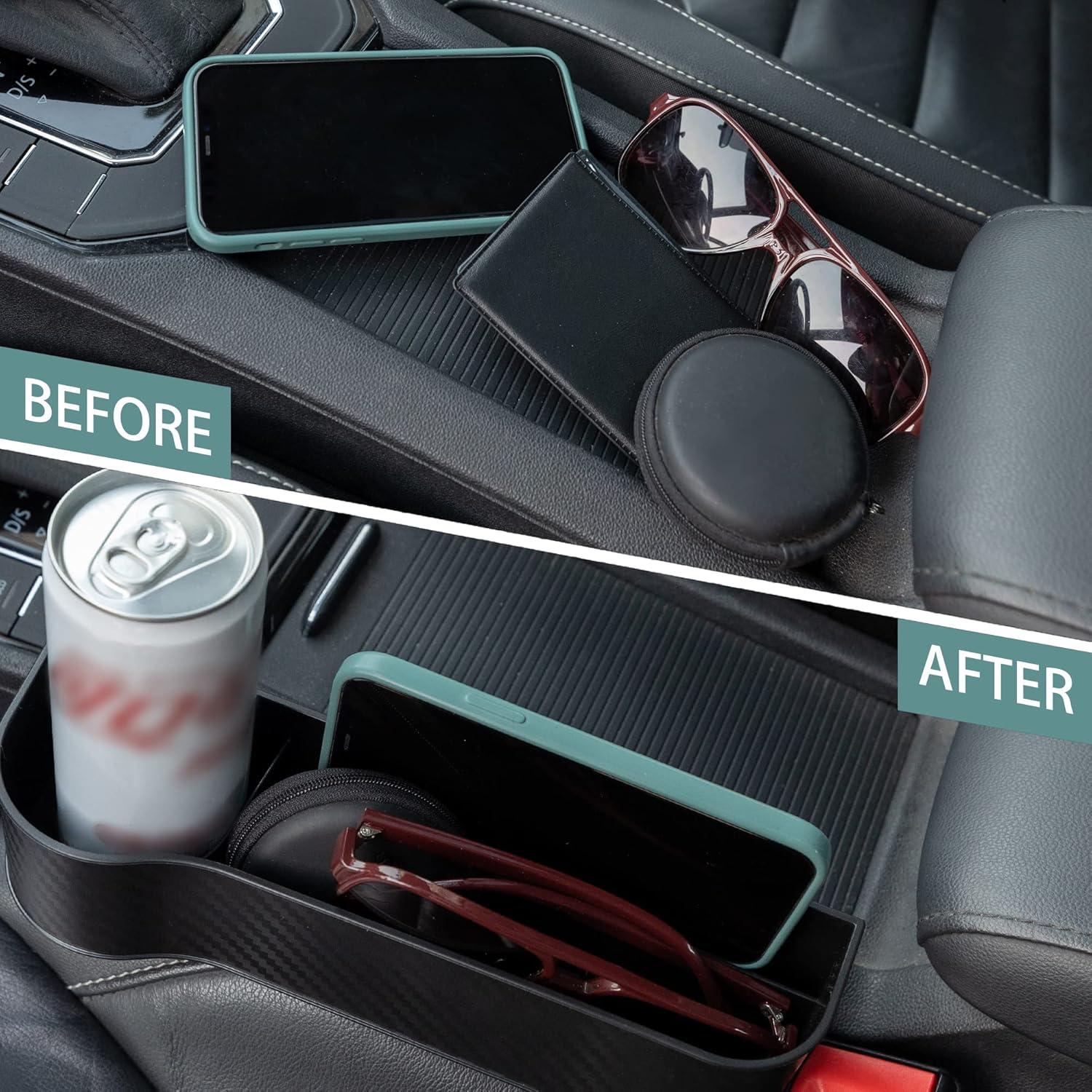 Organizador de Espacio entre Asientos de Coche Ouzorp - 2 Piezas