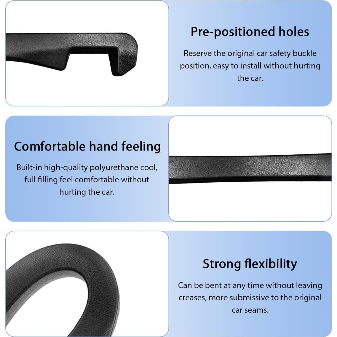 Relleno Espacio Asientos Coche ZNDAW Universal Negro 40cm