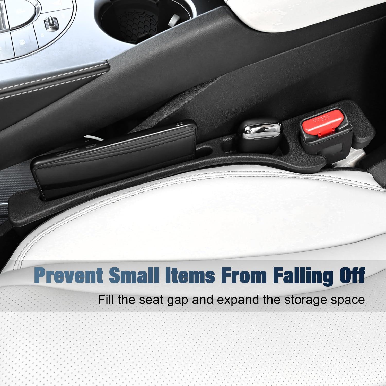 Relleno de Espacio entre Asientos de Coche YEZriler con 2 Posavasos