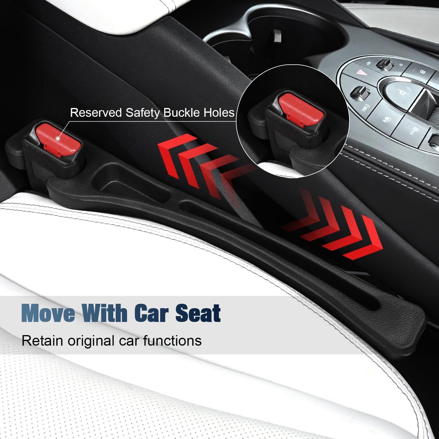 Relleno de Espacio entre Asientos de Coche YEZriler con 2 Posavasos