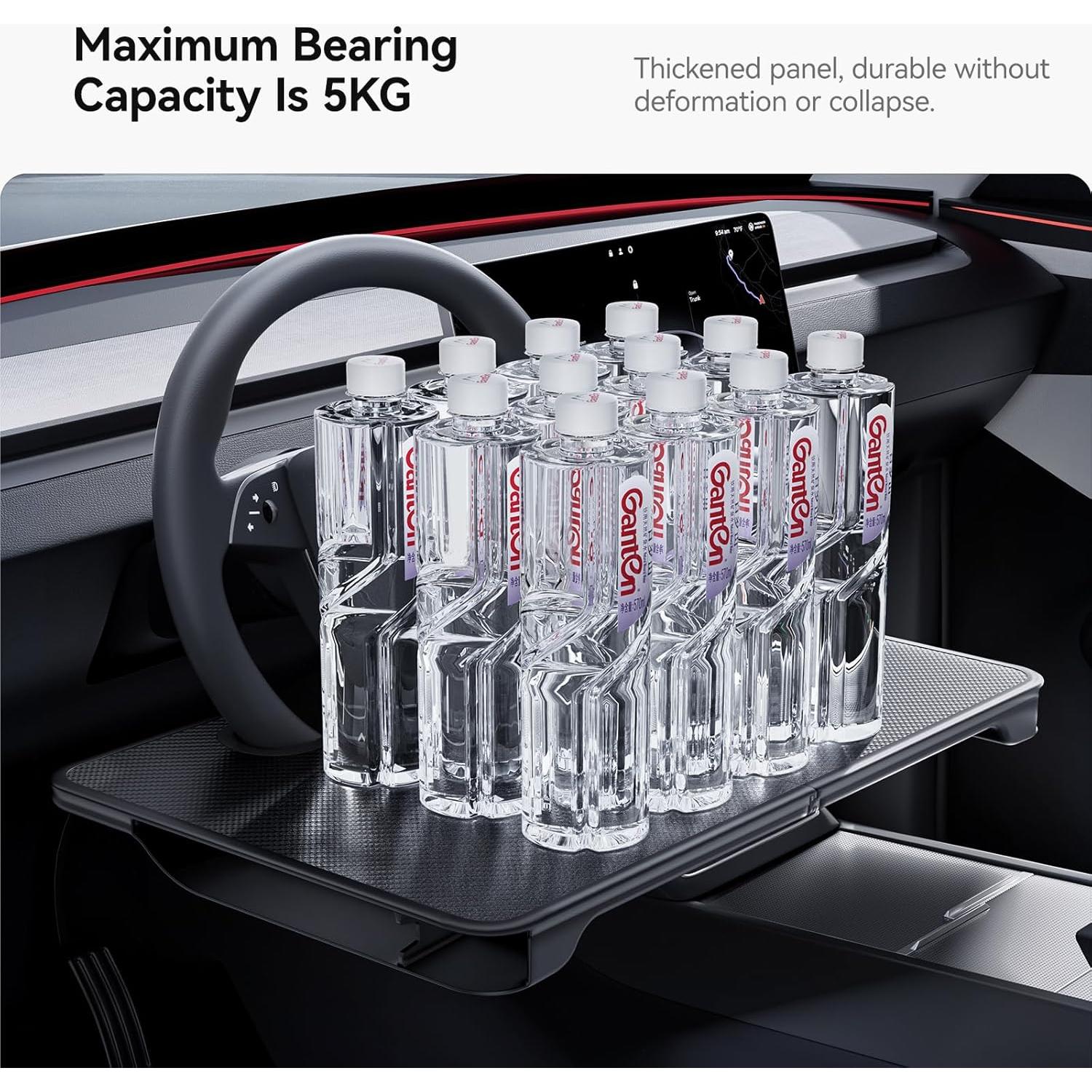 Mesa de Escritorio Plegable YONZEE para Volante y Almacenaje