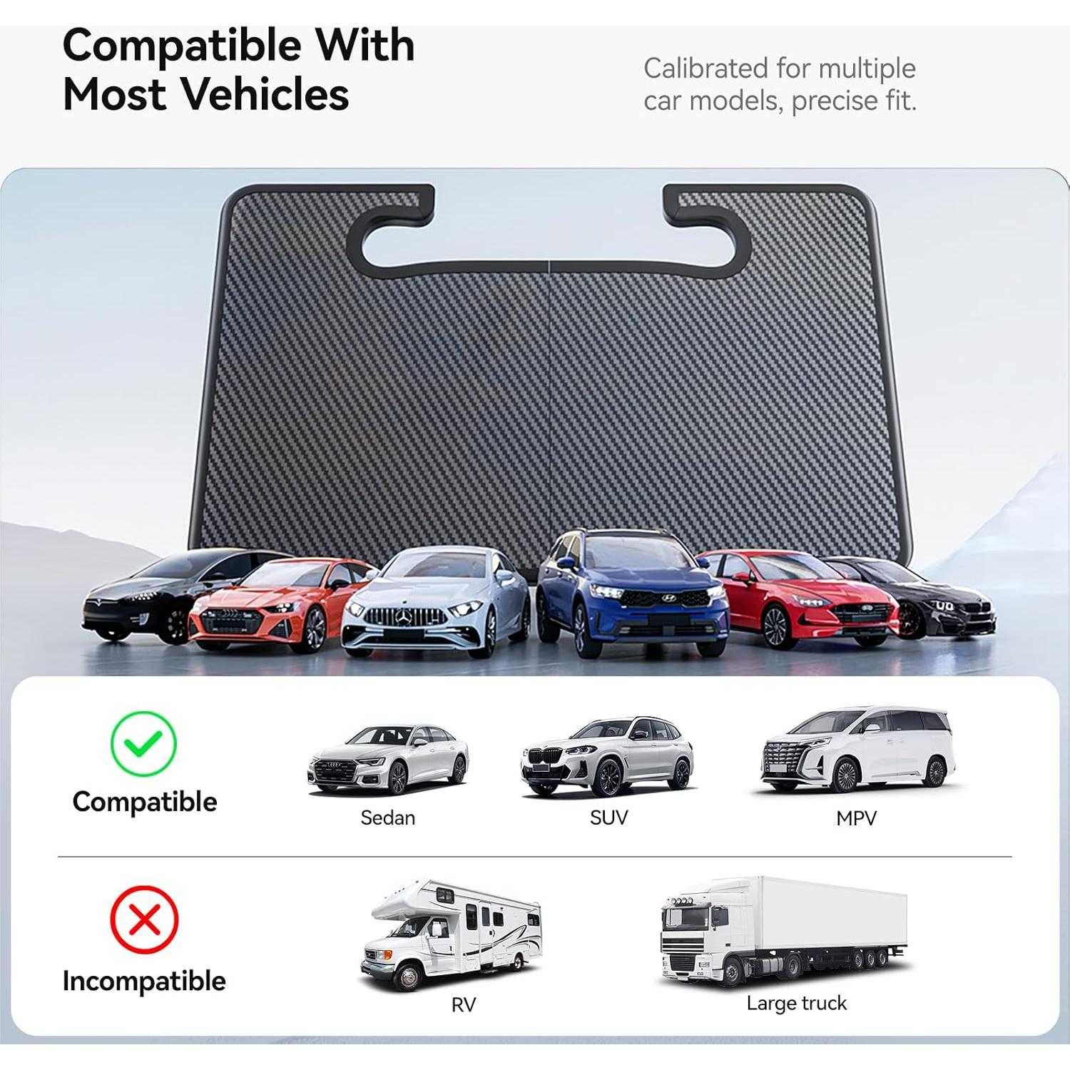 Mesa de Escritorio Plegable YONZEE para Volante y Almacenaje