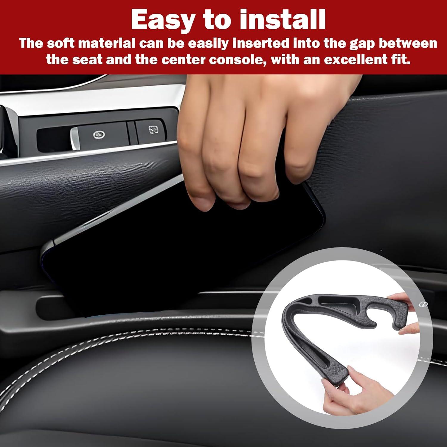 Relleno de Espacio entre Asientos Gyinere 2 Pcs Negro