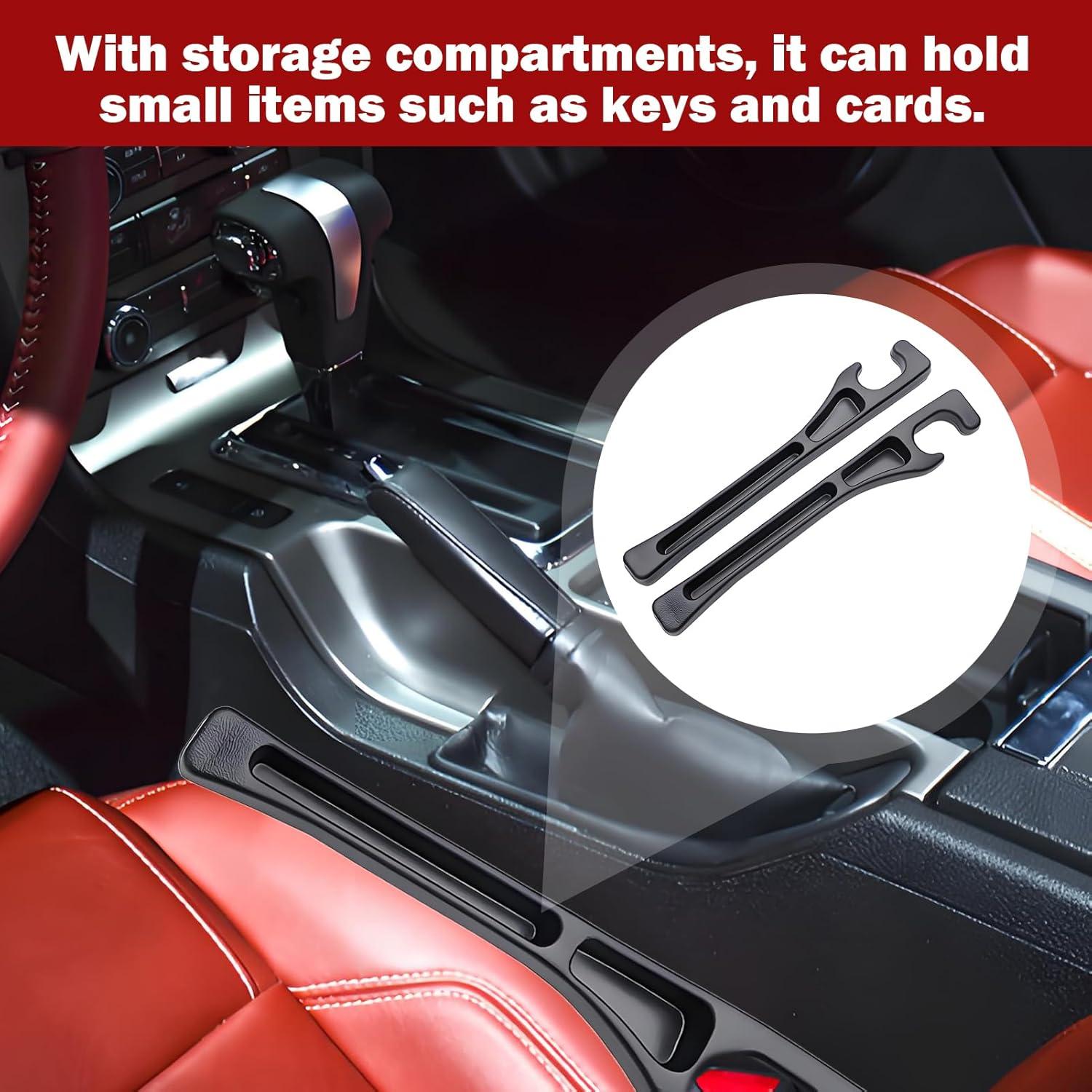 Relleno de Espacio entre Asientos Gyinere 2 Pcs Negro