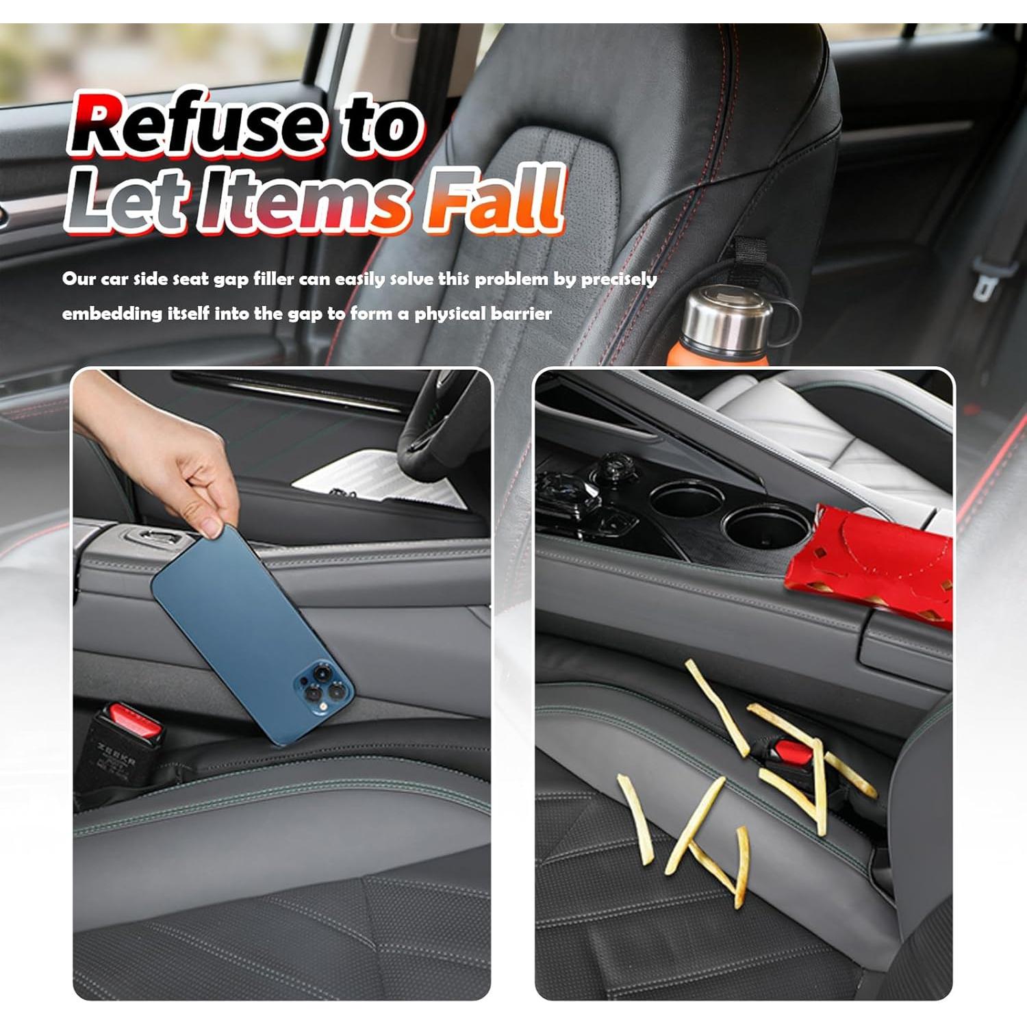 Relleno de Espacio entre Asientos de Coche Aokdom 2 Piezas