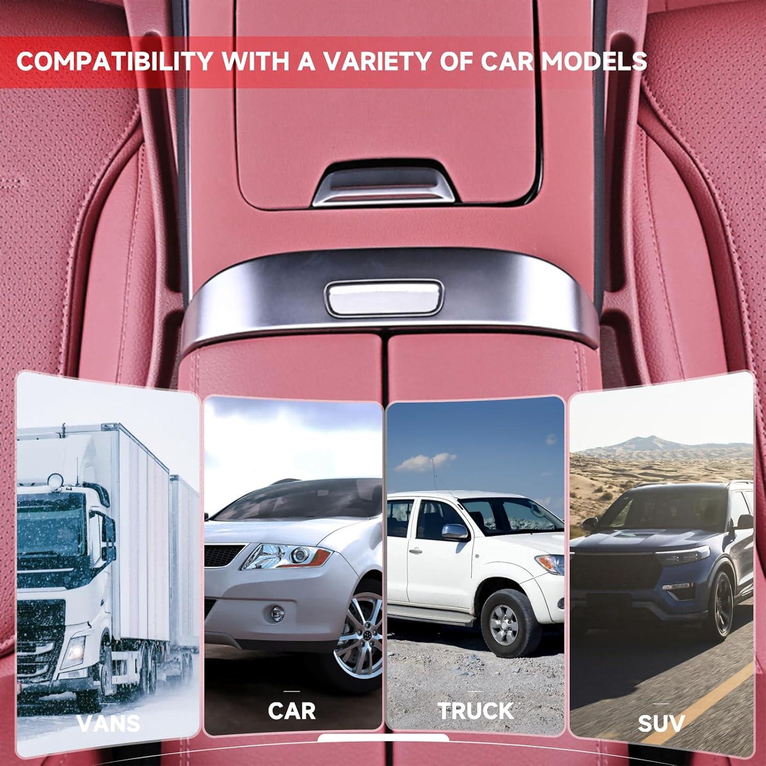 Organizador de Espacio entre Asientos de Coche 2PCS Beige