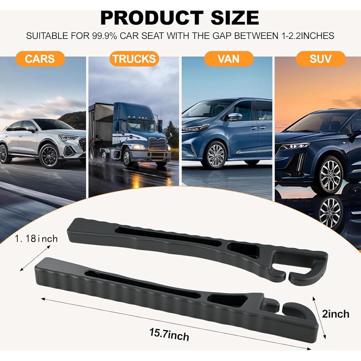 Relleno de Espacio entre Asientos YANTING para Autos y SUVs