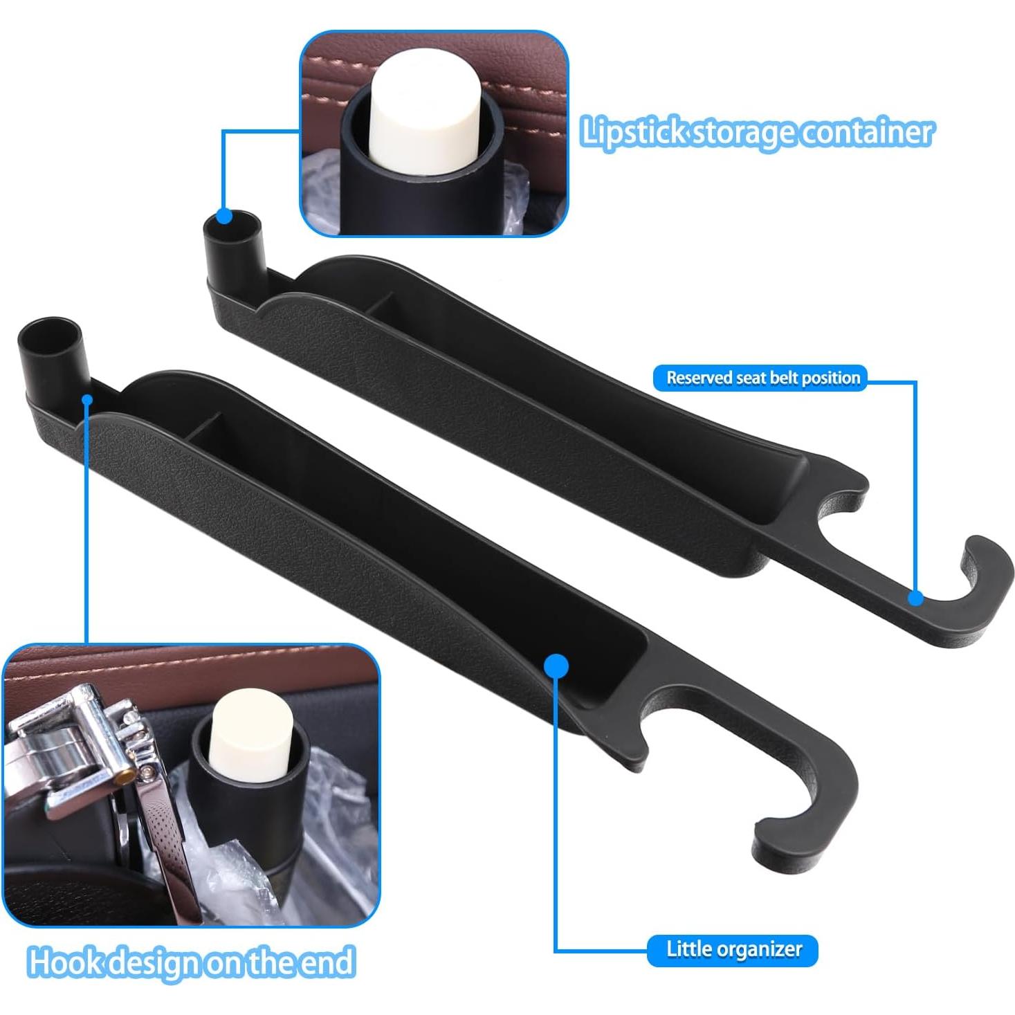 Relleno de Espacio para Asiento de Automóvil Supin - 2 Piezas Negro