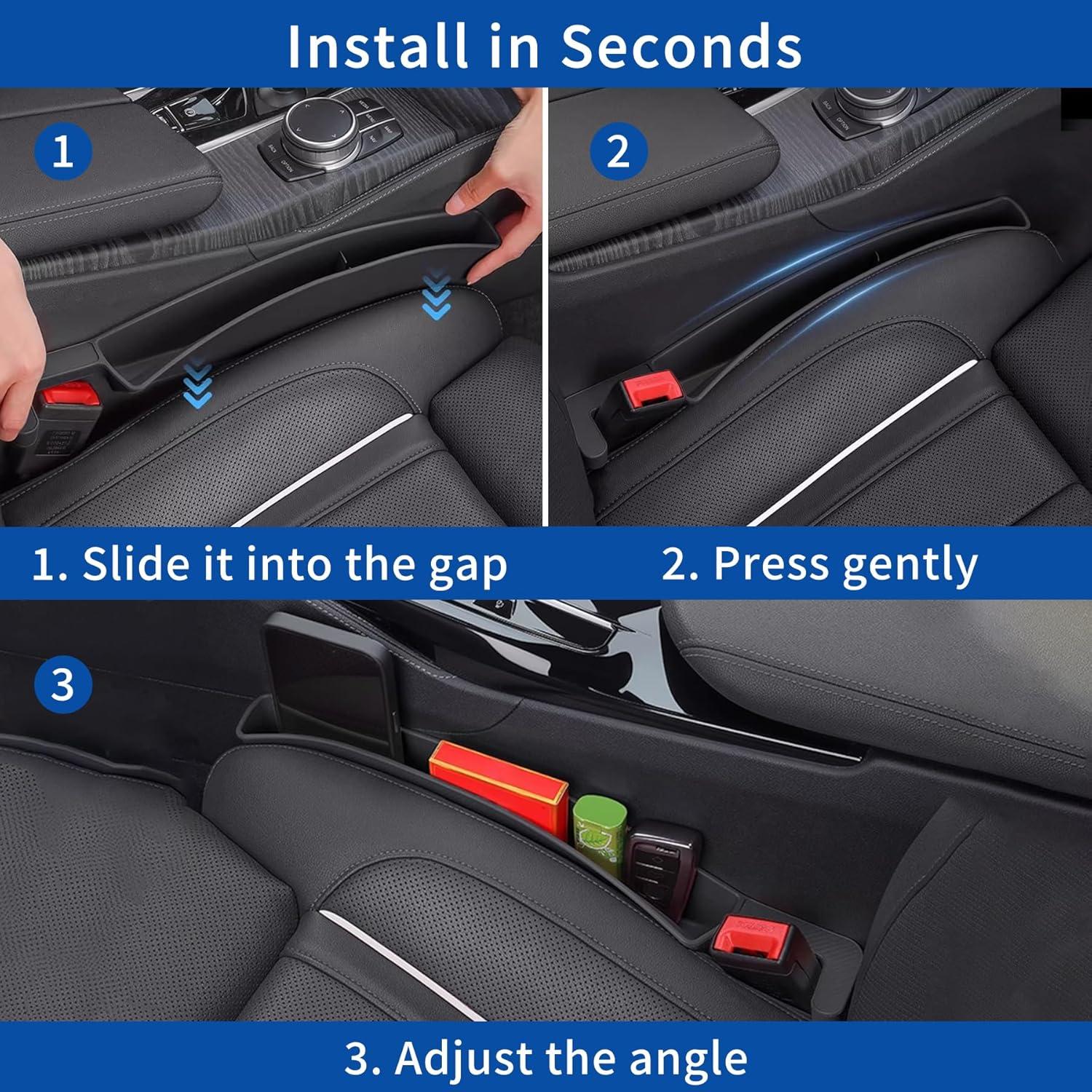 Organizador de Espacio entre Asientos WEIHAO 607 - Negro 2PCS