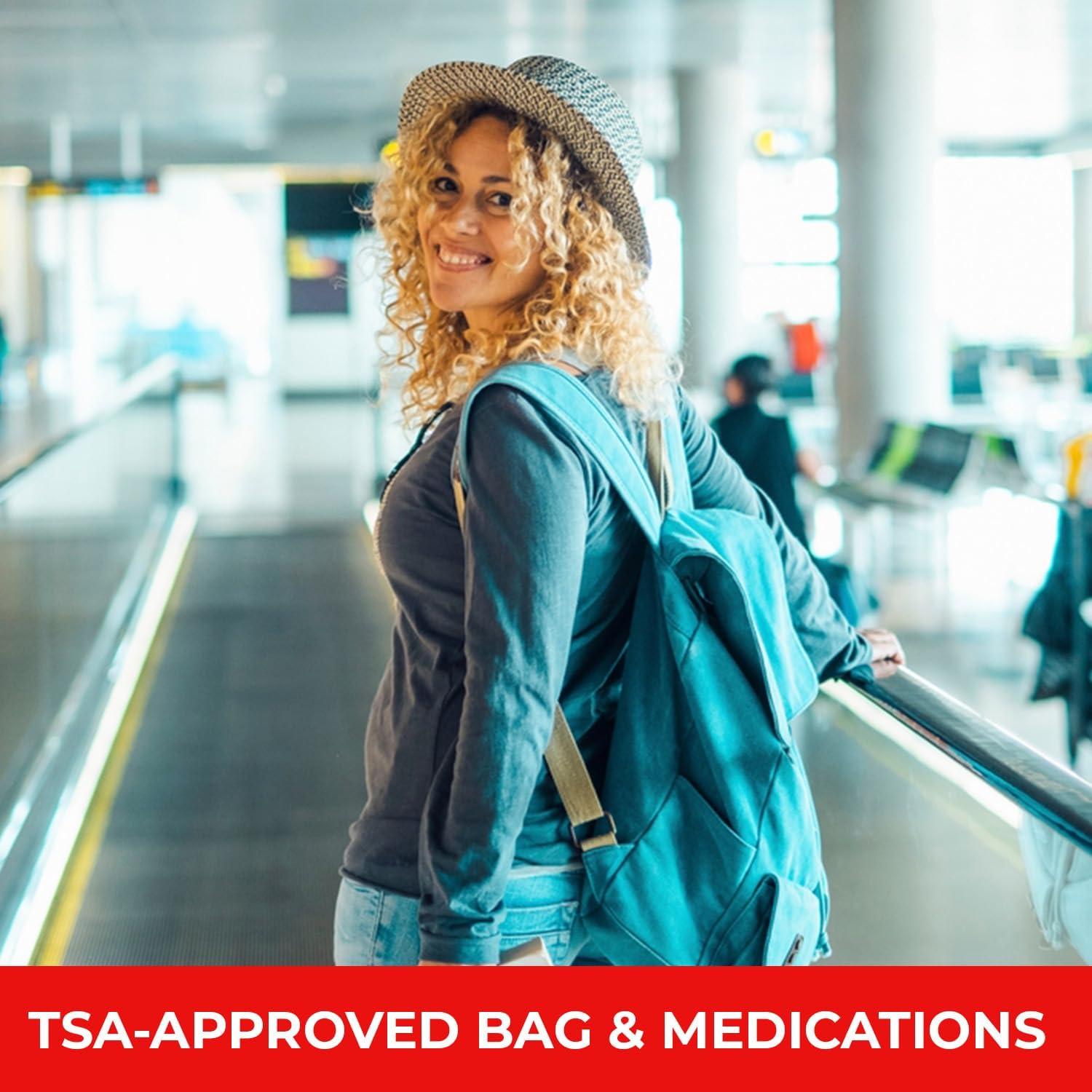 Kit de Medicina de Viaje Pocket RX Mini - Primeros Auxilios TSA