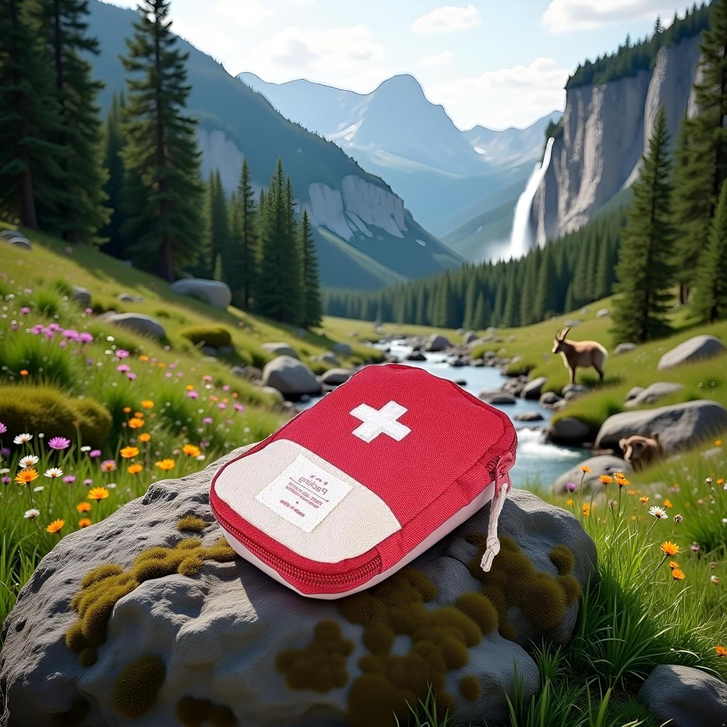 Kit de Primeros Auxilios Mini DPWOUM para Camping 56.7g