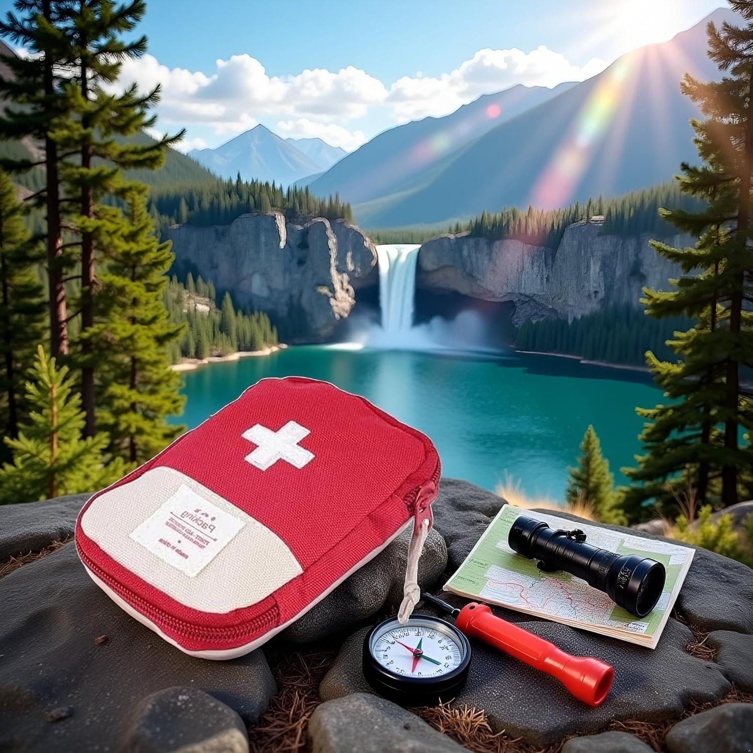 Kit de Primeros Auxilios Mini DPWOUM para Camping 56.7g