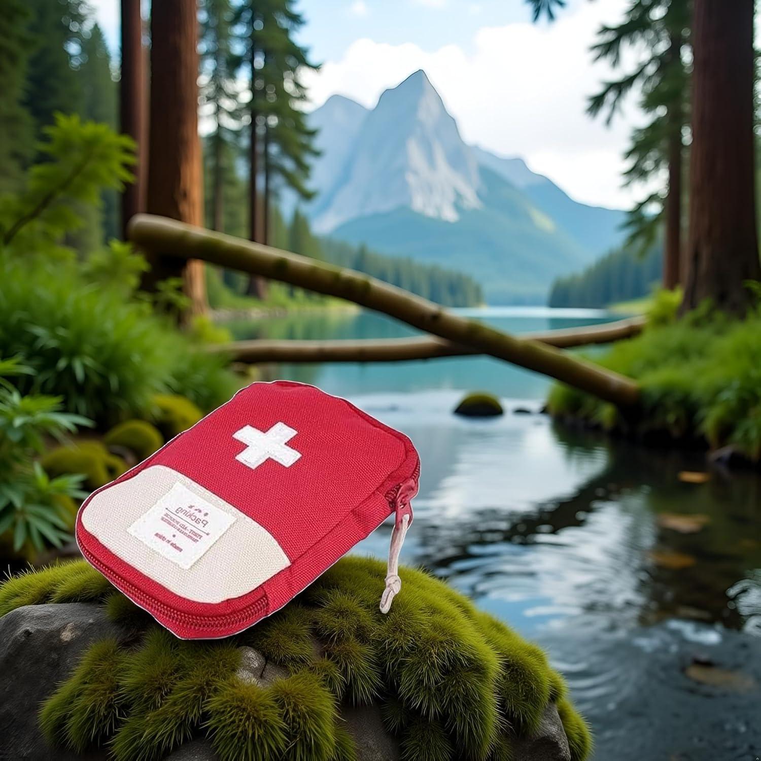 Kit de Primeros Auxilios Mini DPWOUM para Camping 56.7g