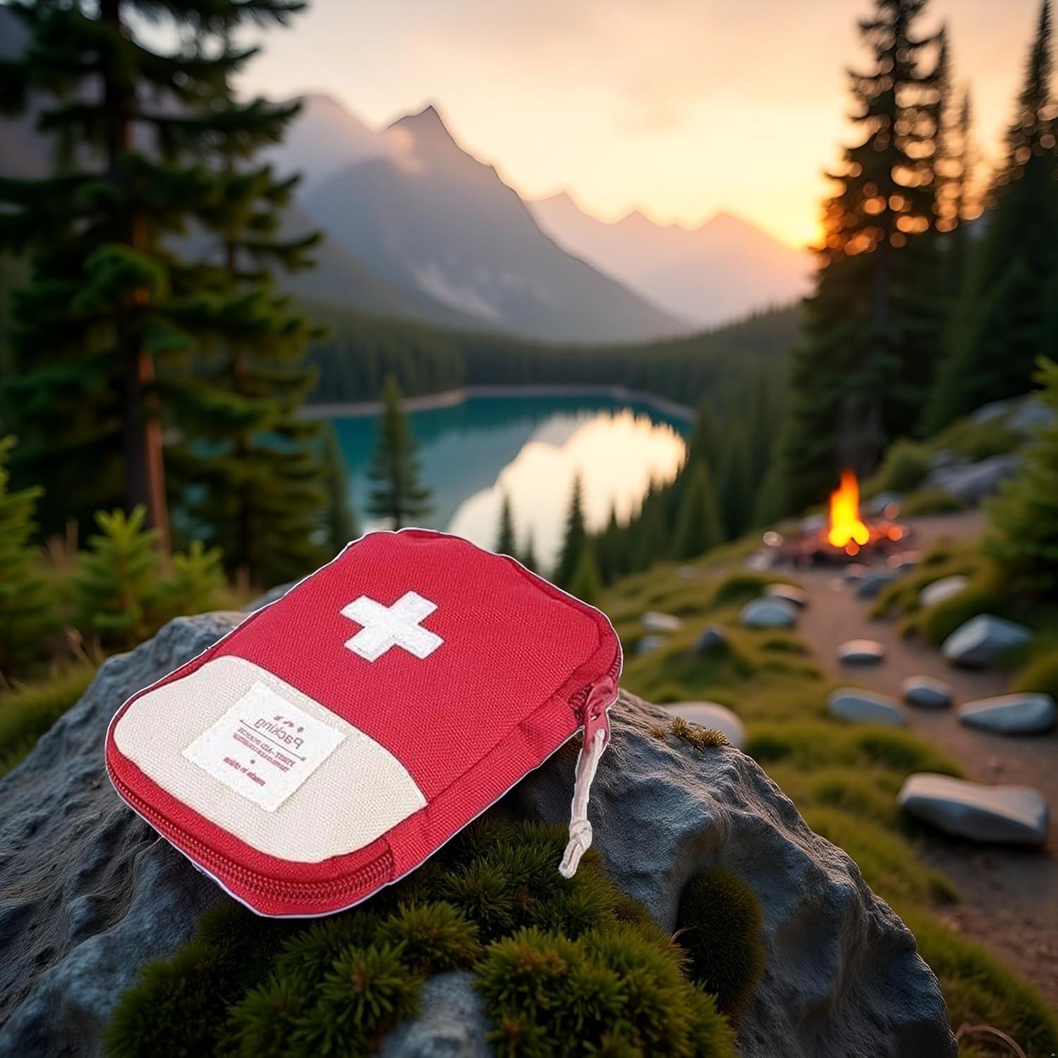 Kit de Primeros Auxilios Mini DPWOUM para Camping 56.7g