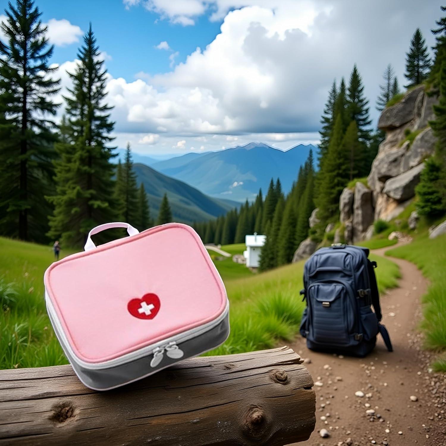 Bolsa de Primeros Auxilios Mini Rosa Myuiao 50g Compacta