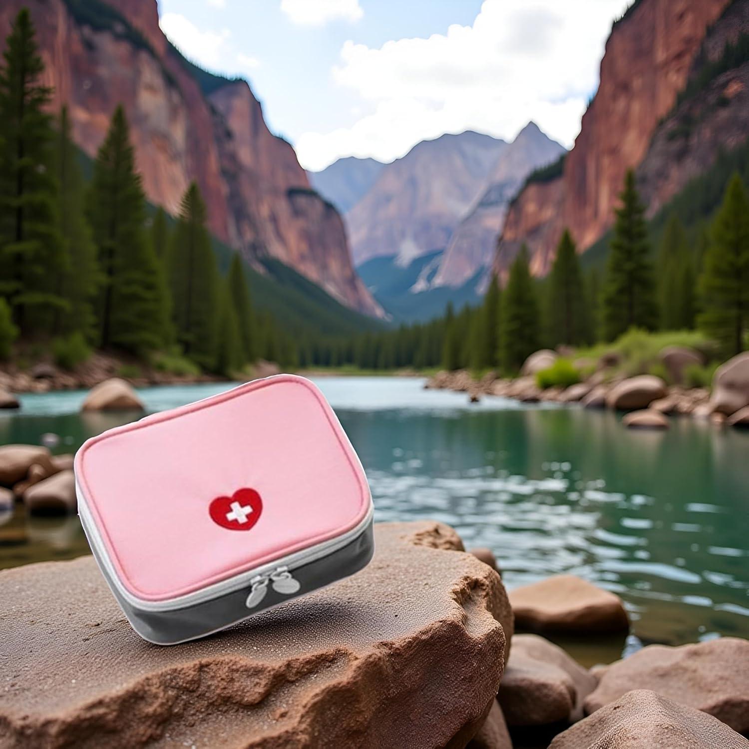 Bolsa de Primeros Auxilios Mini Rosa Myuiao 50g Compacta