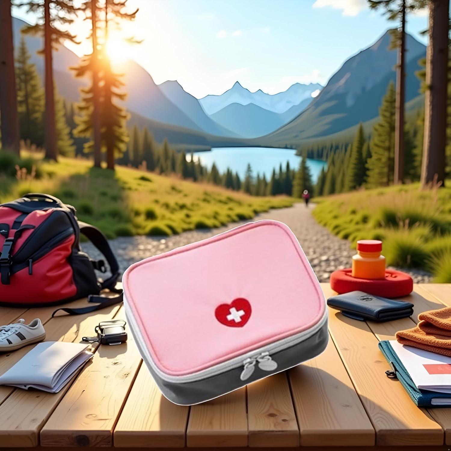 Bolsa de Primeros Auxilios Mini Rosa Myuiao 50g Compacta