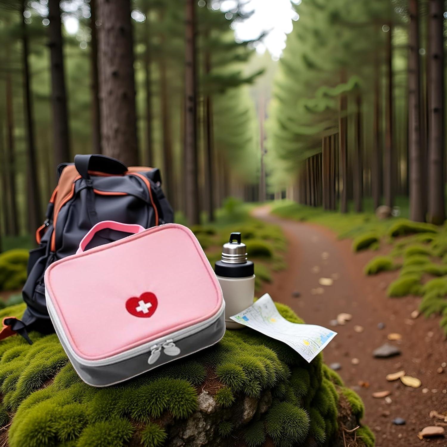 Bolsa de Primeros Auxilios Mini Rosa Myuiao 50g Compacta