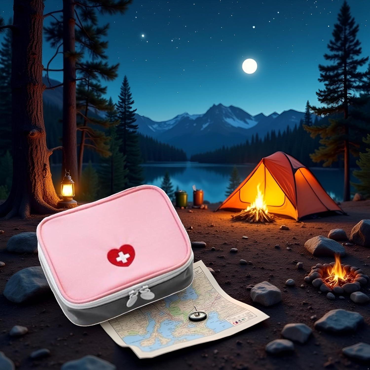 Bolsa de Primeros Auxilios Mini Rosa Myuiao 50g Compacta