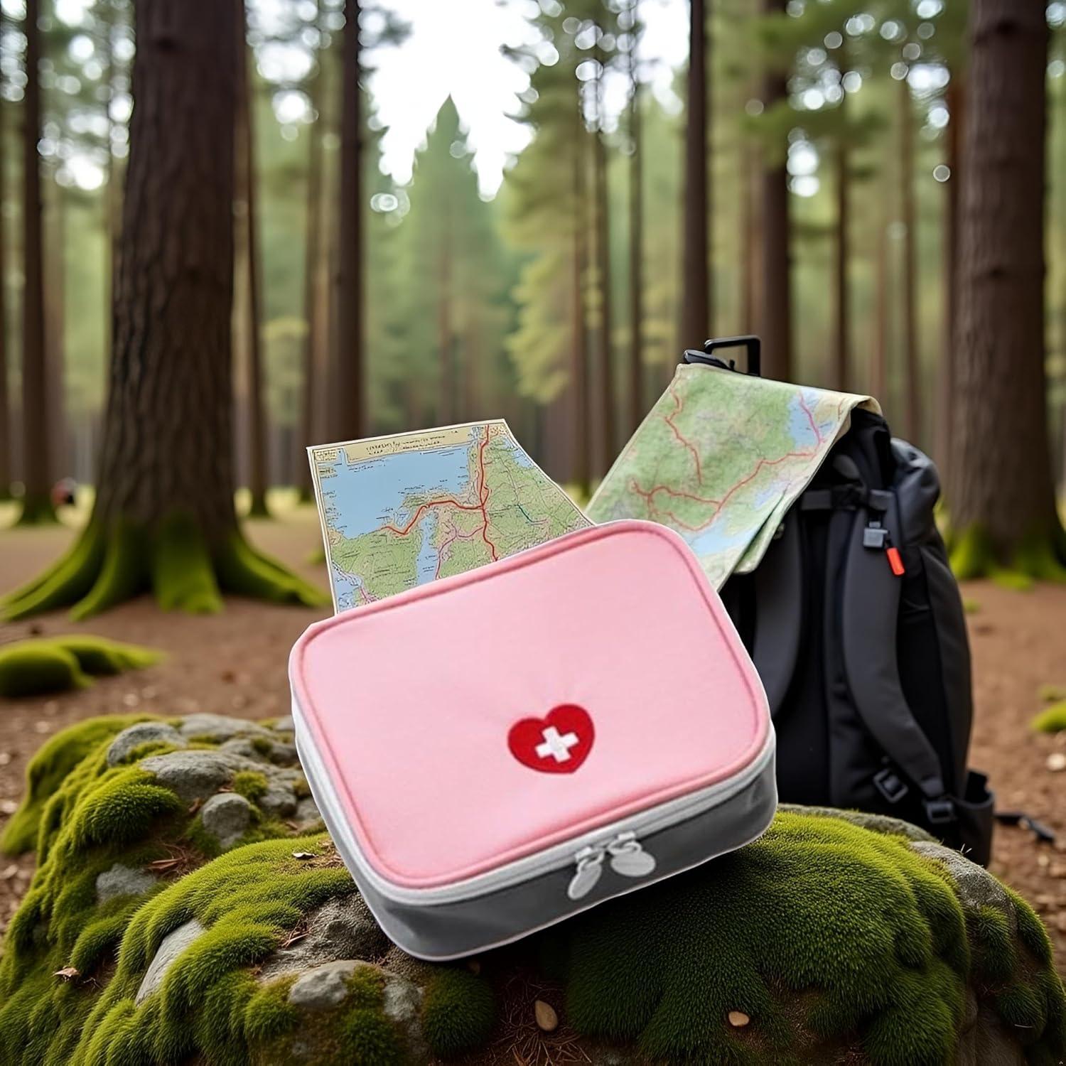 Bolsa de Primeros Auxilios Mini Rosa Myuiao 50g Compacta