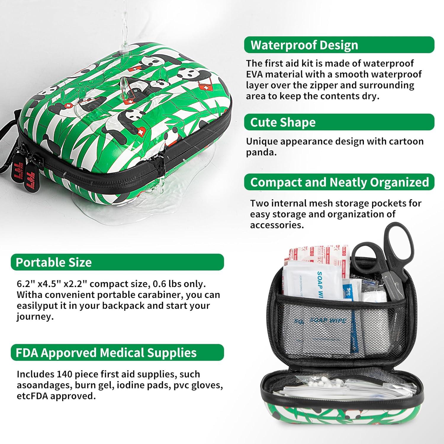 Kit de Primeros Auxilios Infantil Kitgo Impermeable 12.7x10.2cm