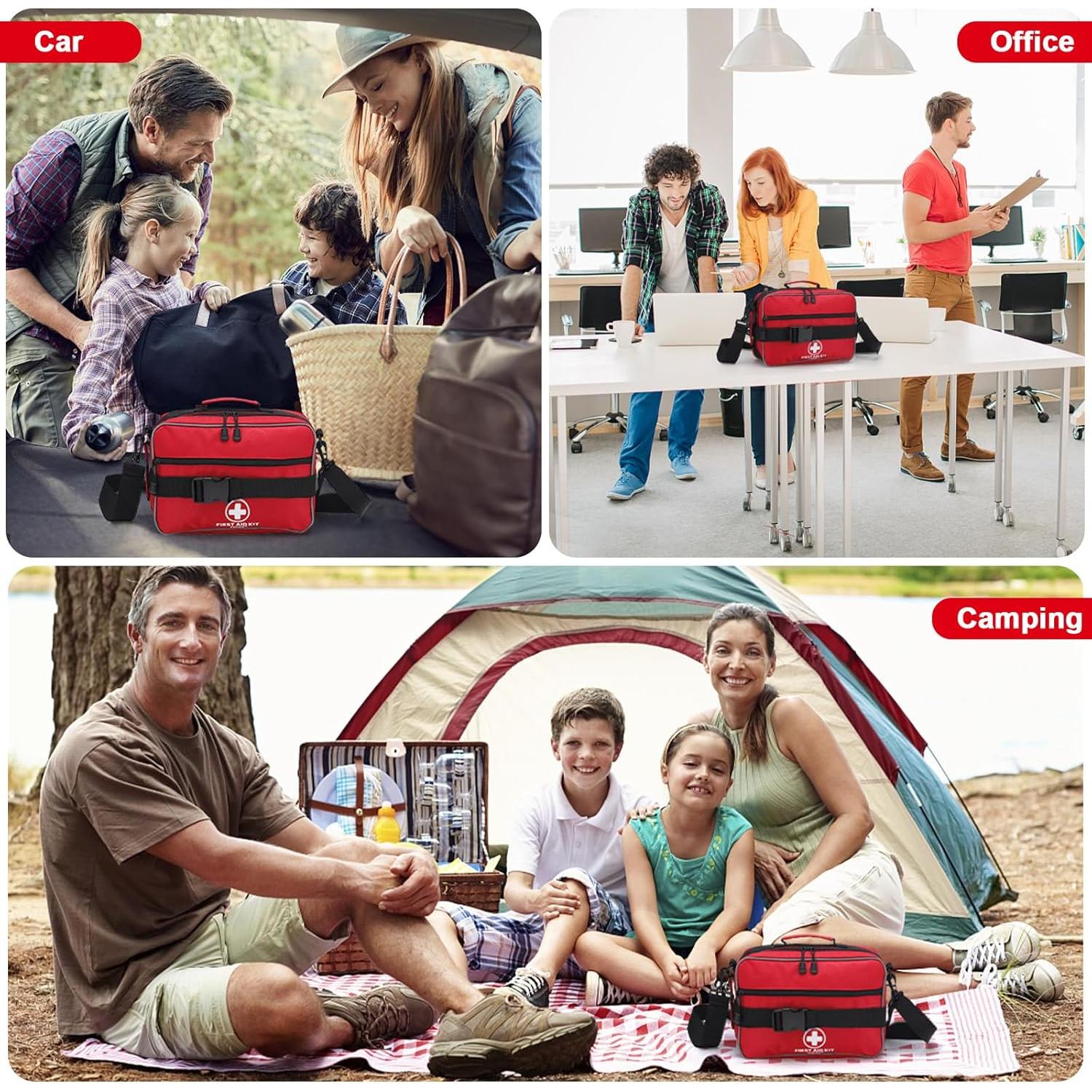 Kit de Primeros Auxilios Poygik 420 Piezas para Hogar y Viaje