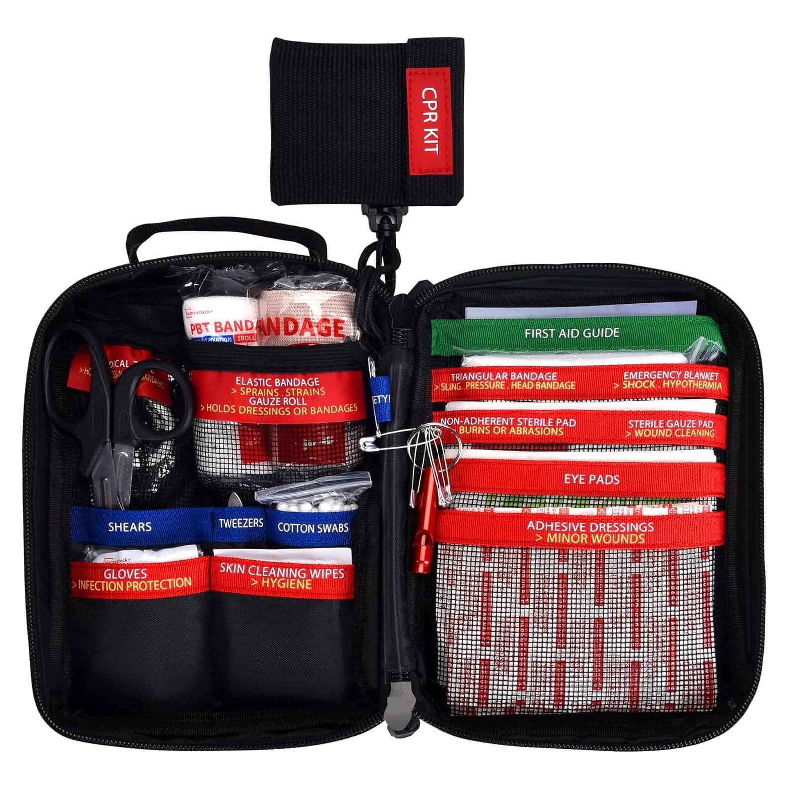 Kit de Primeros Auxilios Compacto Homestockplus 20.3x15.2cm