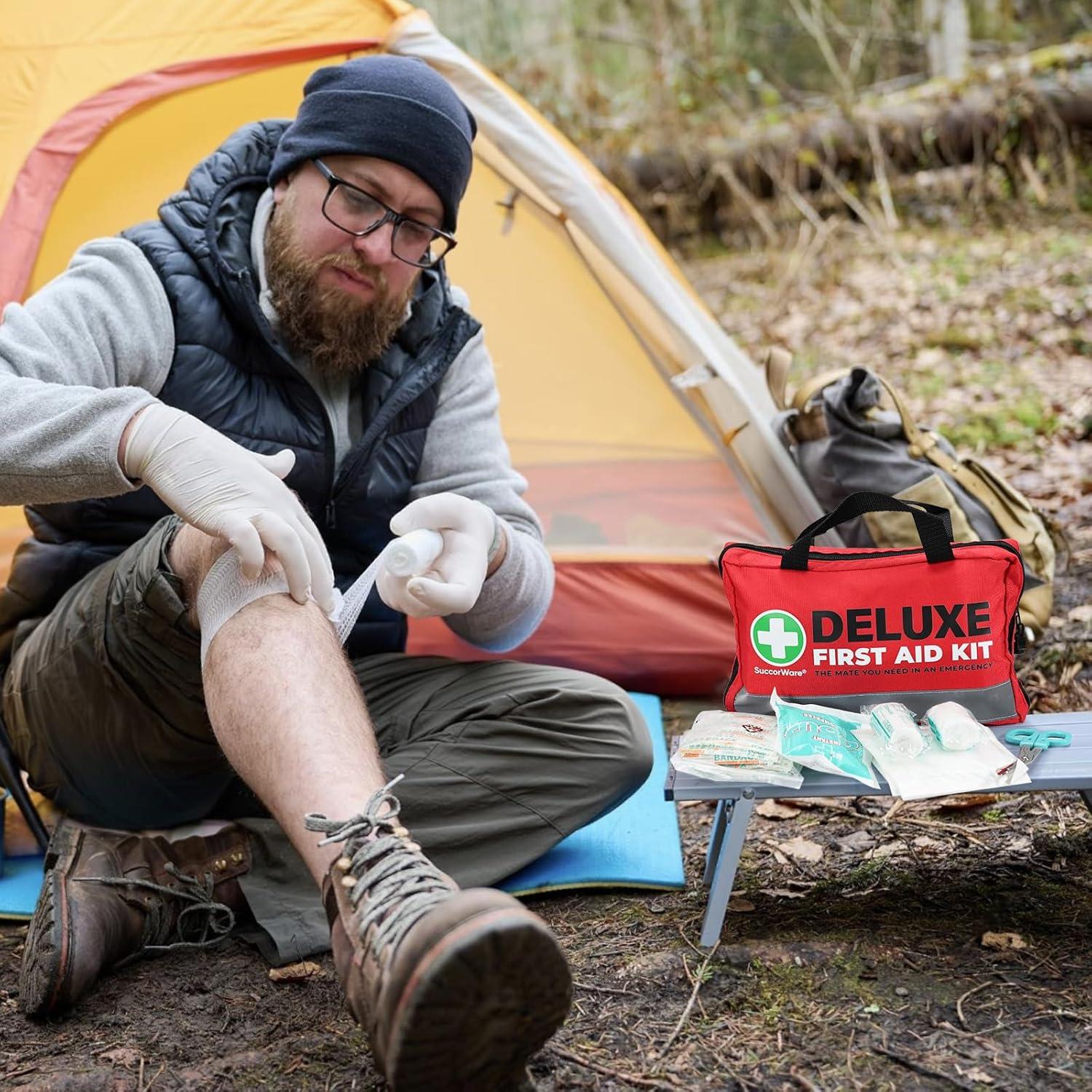 Kit de Primeros Auxilios SuccorWare 380 Piezas Compacto Rojo