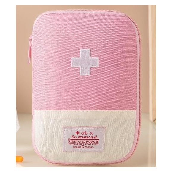 Bolsa de Primeros Auxilios Vacía Myuiao Mini Portátil Rosa