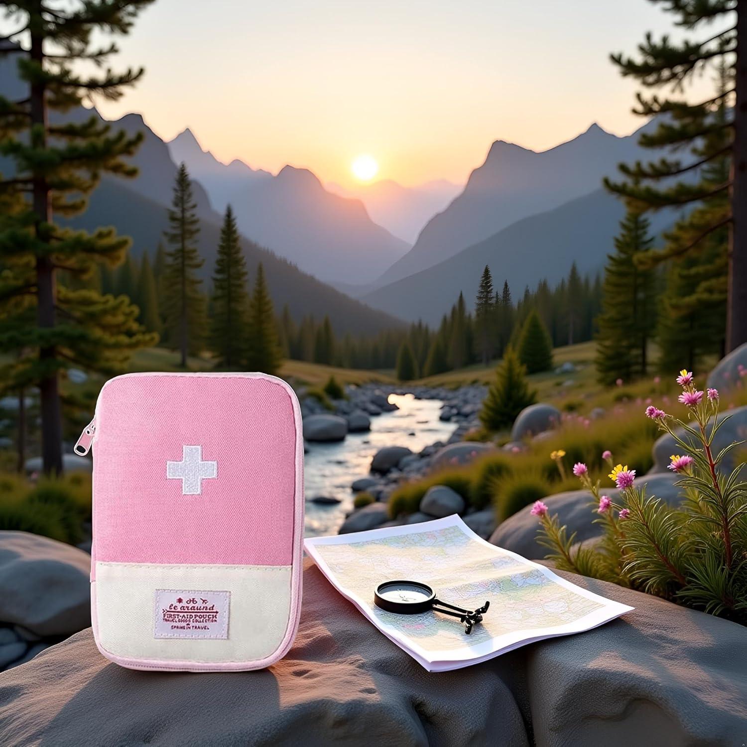 Bolsa de Primeros Auxilios Rosa Mozff Mini 15x10.5cm