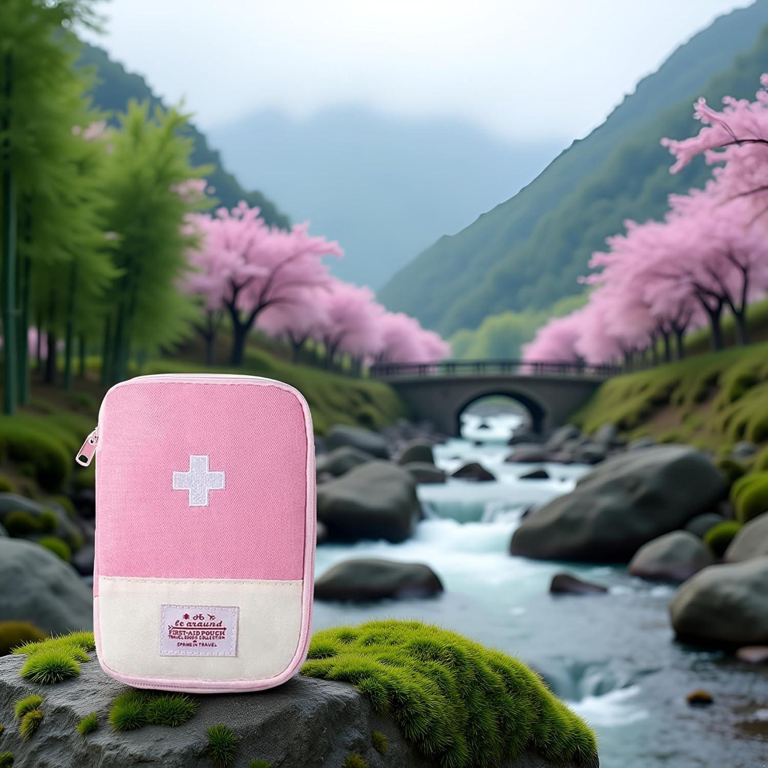 Bolsa de Primeros Auxilios Rosa Mozff Mini 15x10.5cm