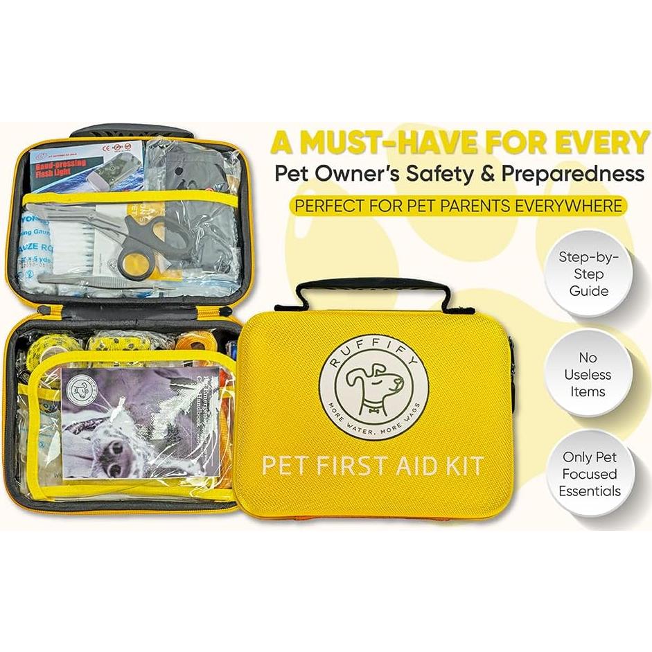 Kit de Primeros Auxilios para Perros Ruffify - 27 Artículos Esenciales