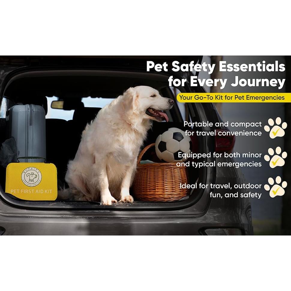 Kit de Primeros Auxilios para Perros Ruffify - 27 Artículos Esenciales