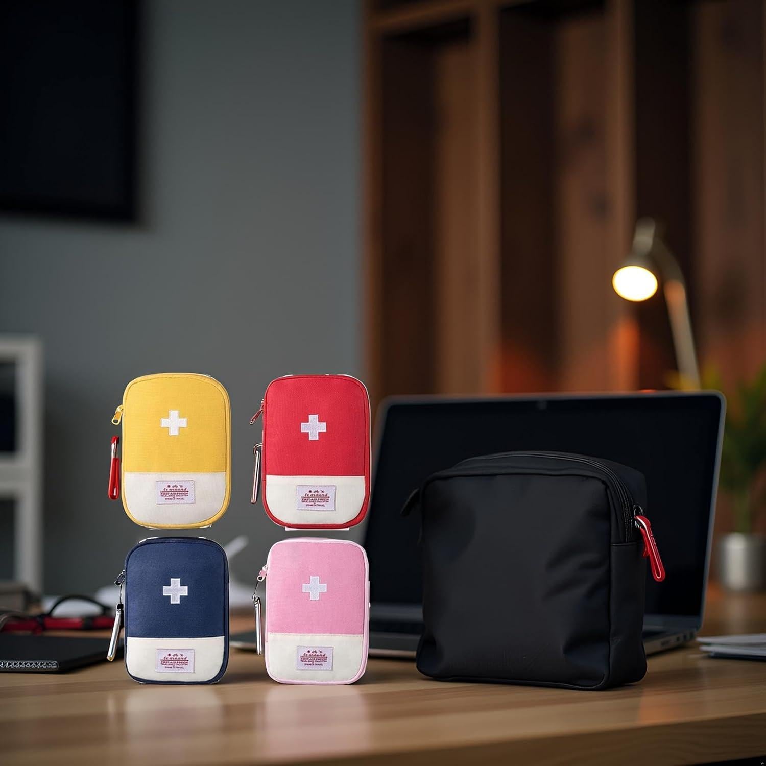 4 Bolsas de Primeros Auxilios Portátiles WaigN - Viaje y Outdoor