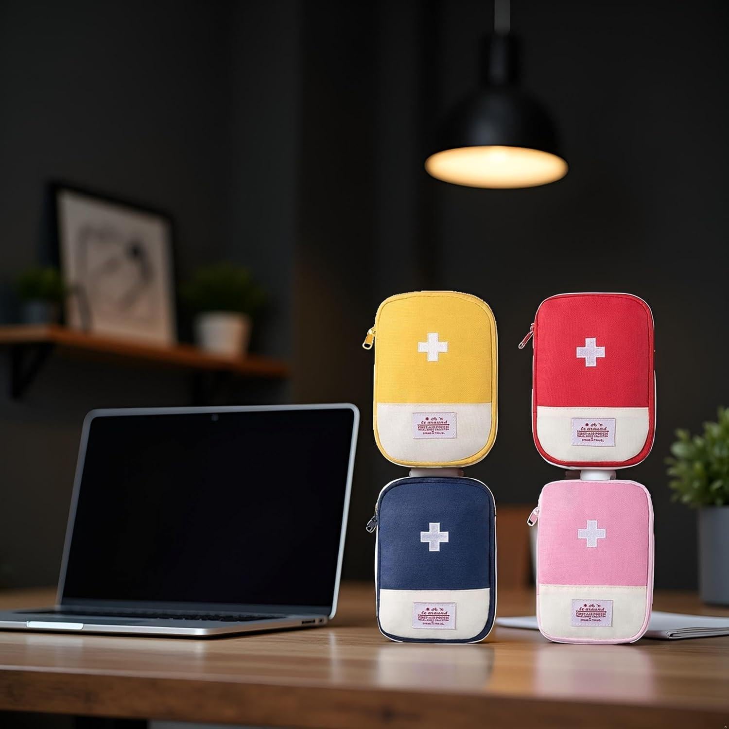 4 Bolsas de Primeros Auxilios Portátiles WaigN - Viaje y Outdoor