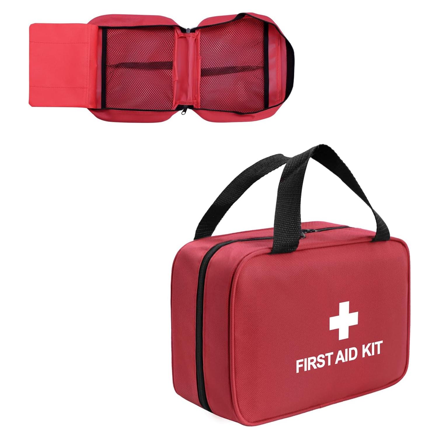 Bolsa de Primeros Auxilios Vacía ICIMBI Roja 25.8x23.7 cm