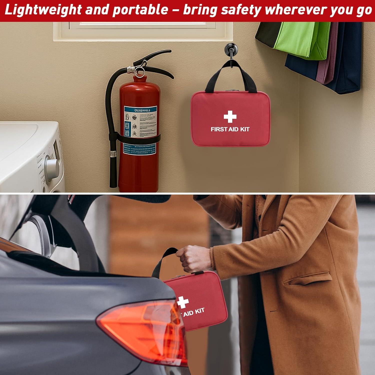 Bolsa de Primeros Auxilios Vacía ICIMBI Roja 25.8x23.7 cm