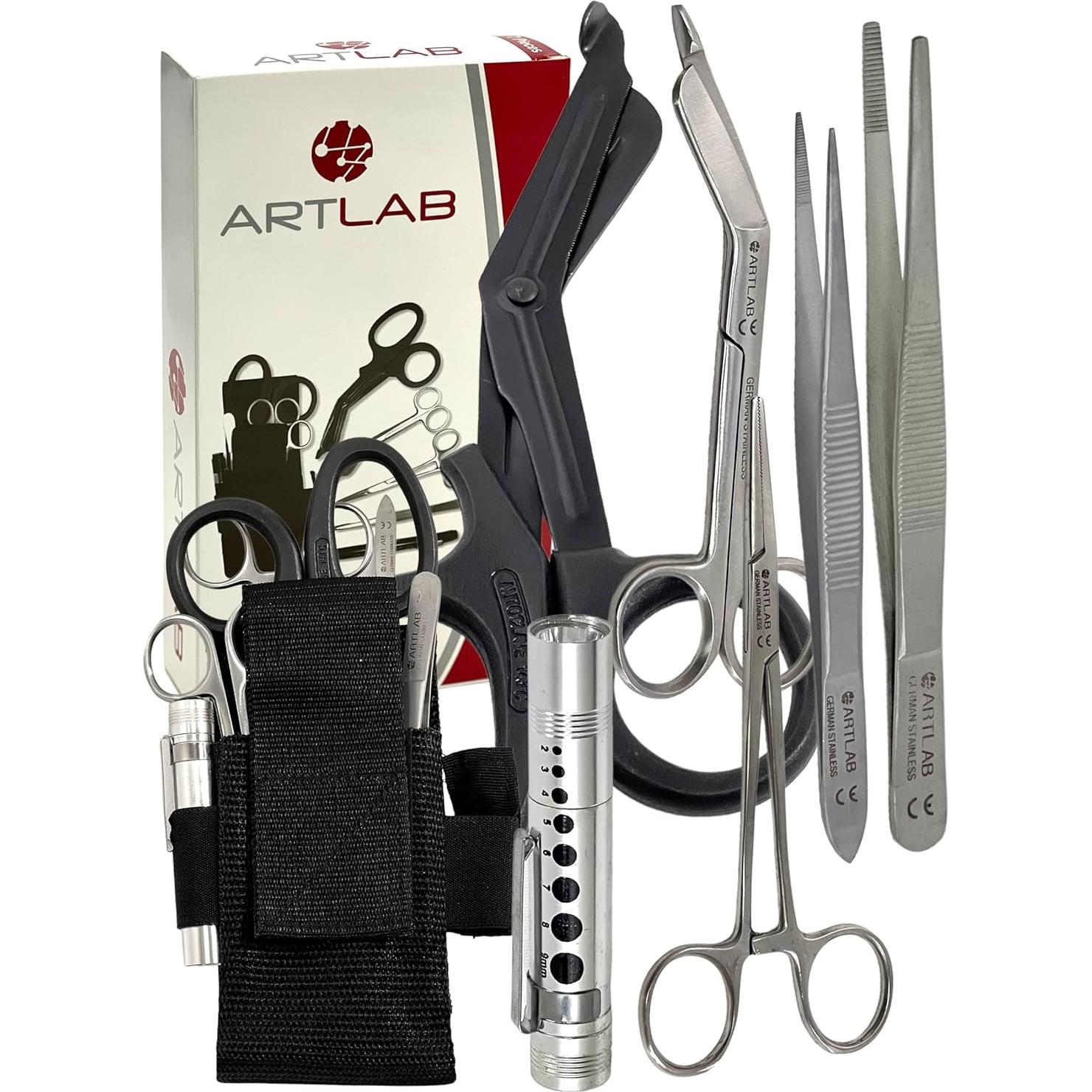 Kit de herramientas para EMT Artlab 6 piezas con bolsa ajustable